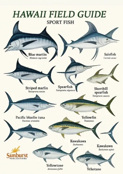 Illustrated Hawaii sport fish identification guide